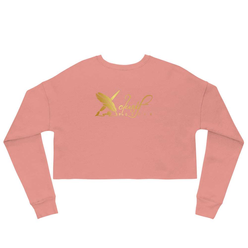 RICH BY XCLUSIF POETIX Women's Crop Sweatshirt