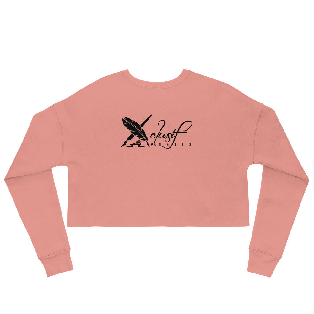 "LOVE ALWAYS WINS" BY XCLUSIF POETIX Crop Sweatshirt