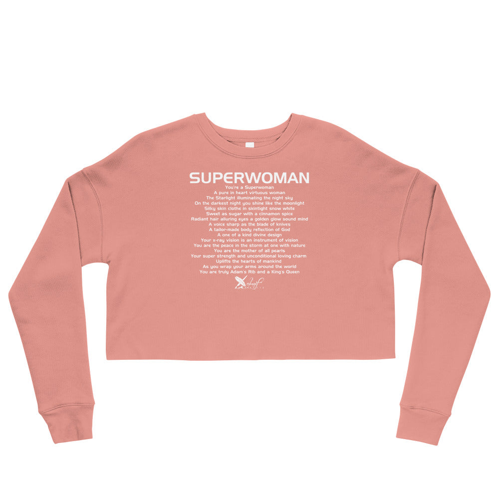 SUPERWOMAN BY XCLUSIF POETIX Crop Sweatshirt