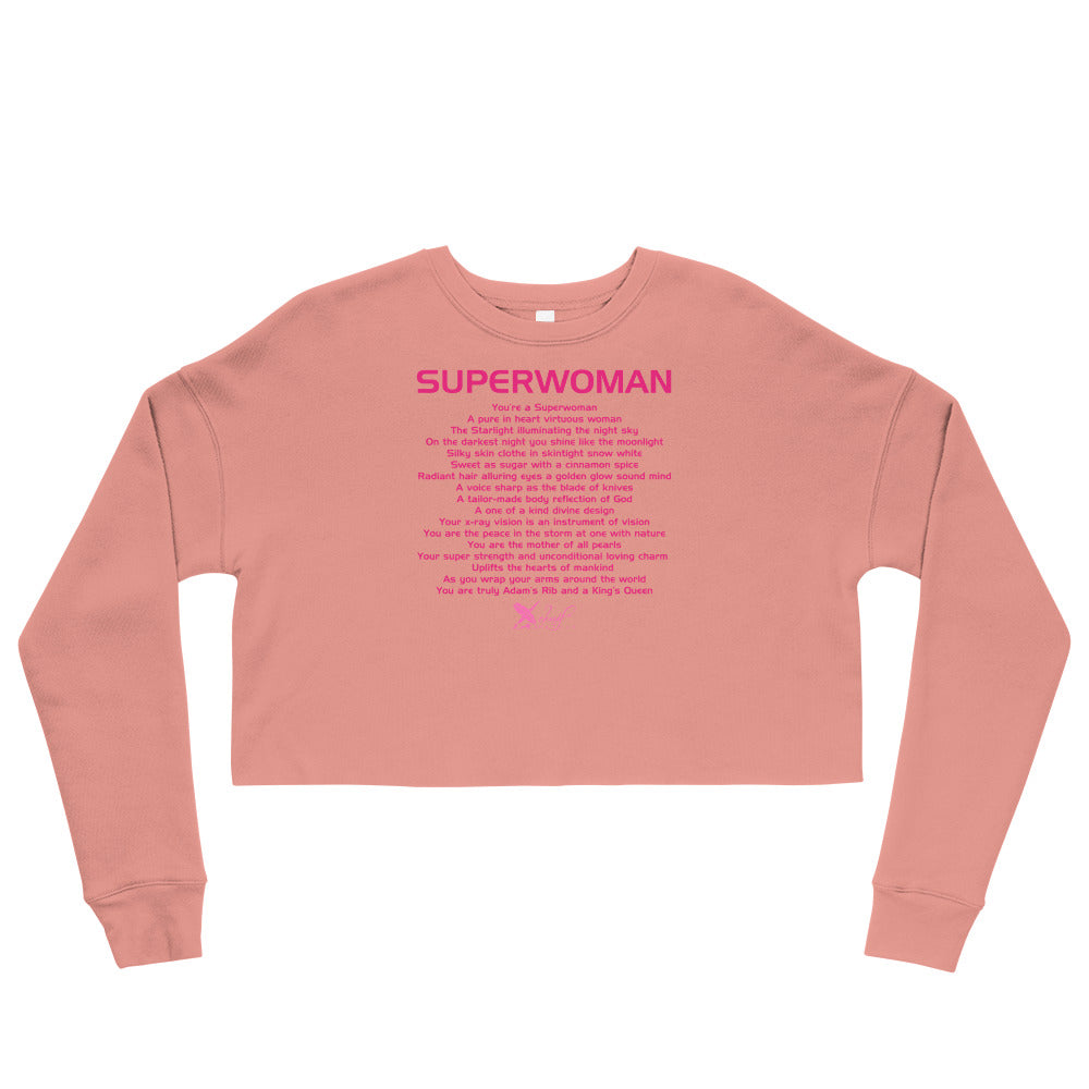 SUPERWOMAN BY XCLUSIF POETIX Crop Sweatshirt