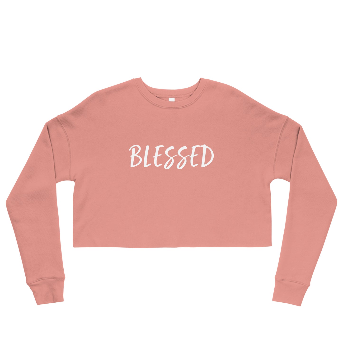 BLESSED BY XCLUSIF POETIX Crop Sweatshirt