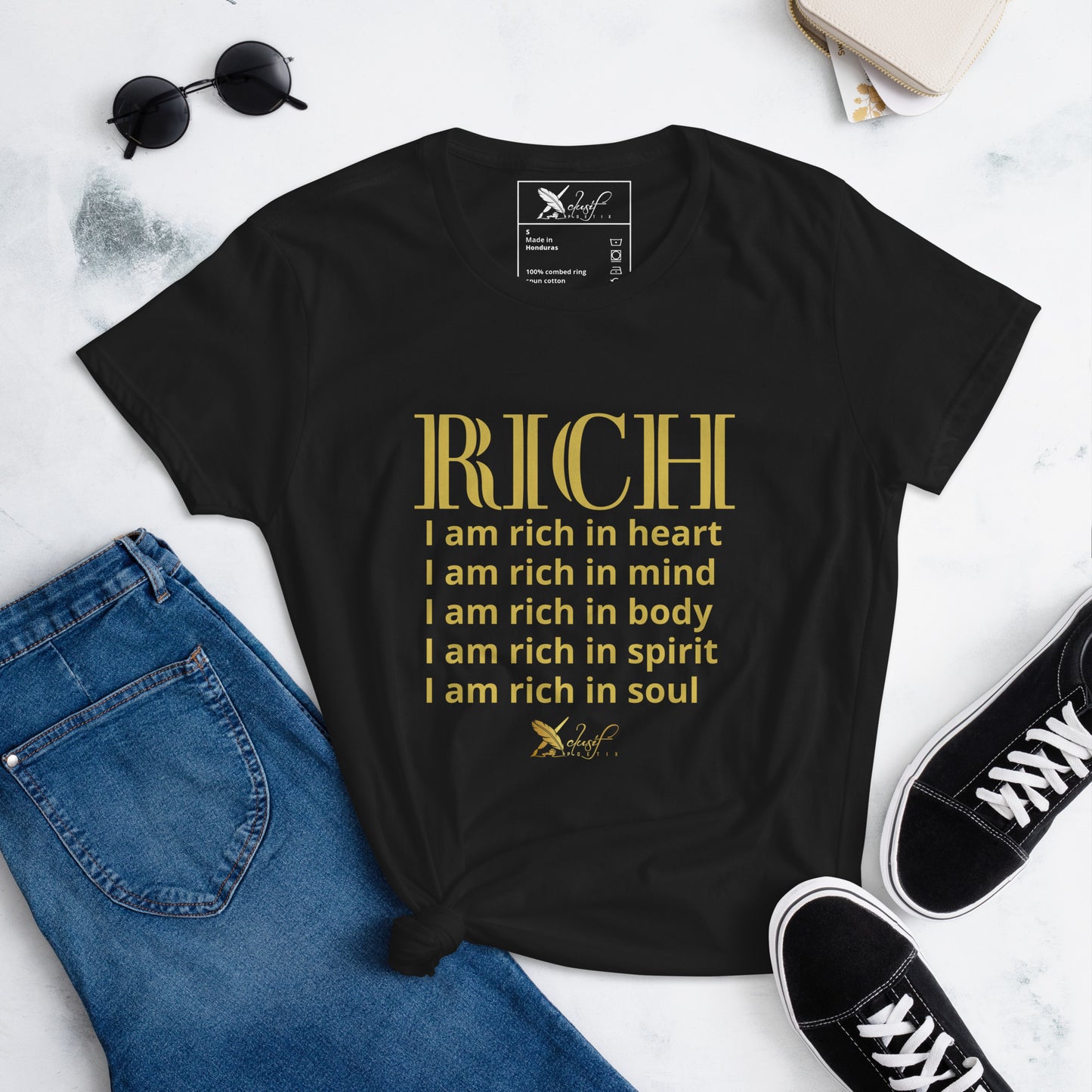 RICH BY XCLUSIF POETIX Women's short sleeve t-shirt