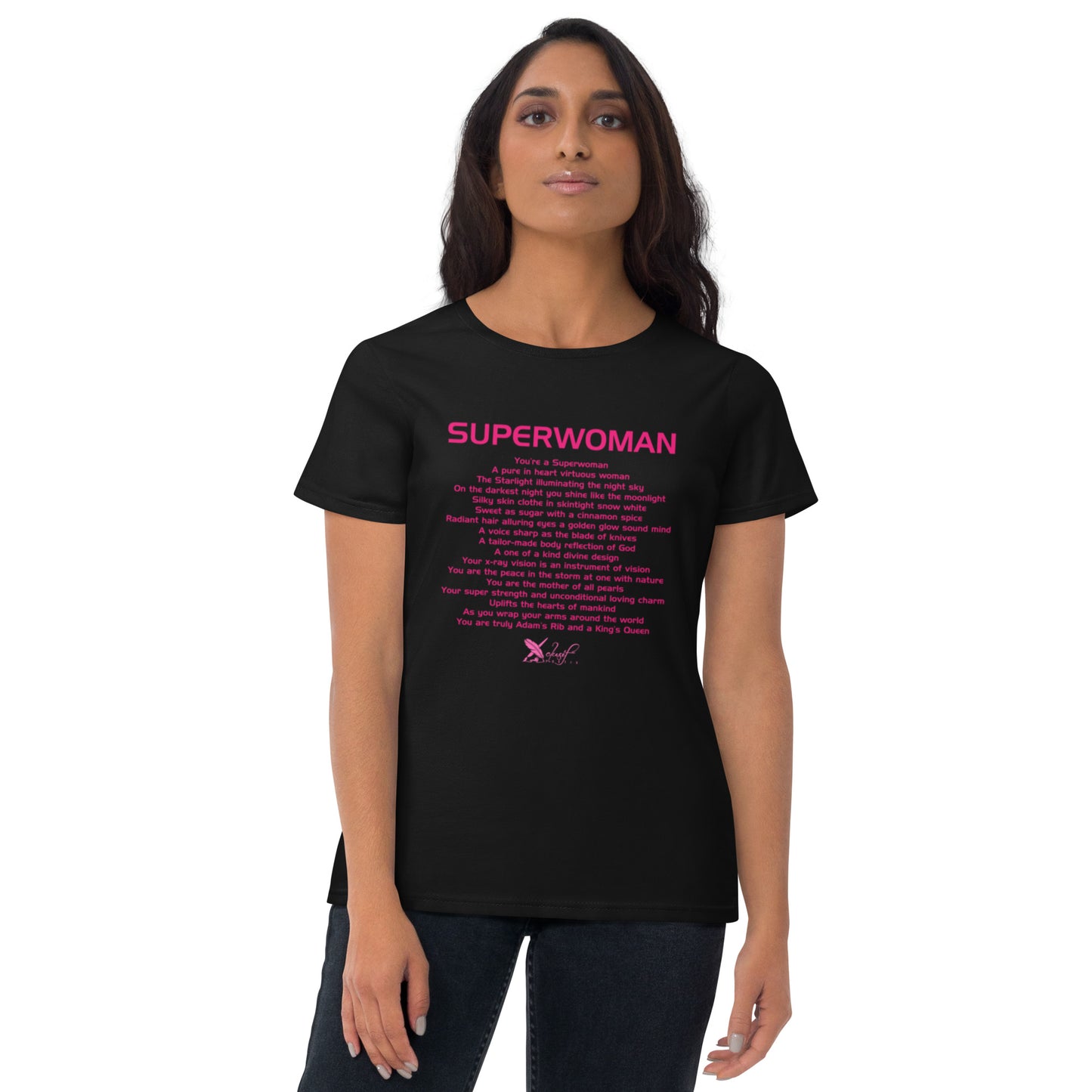 SUPERWOMAN BY XCLUSIF POETIX Women's short sleeve t-shirt