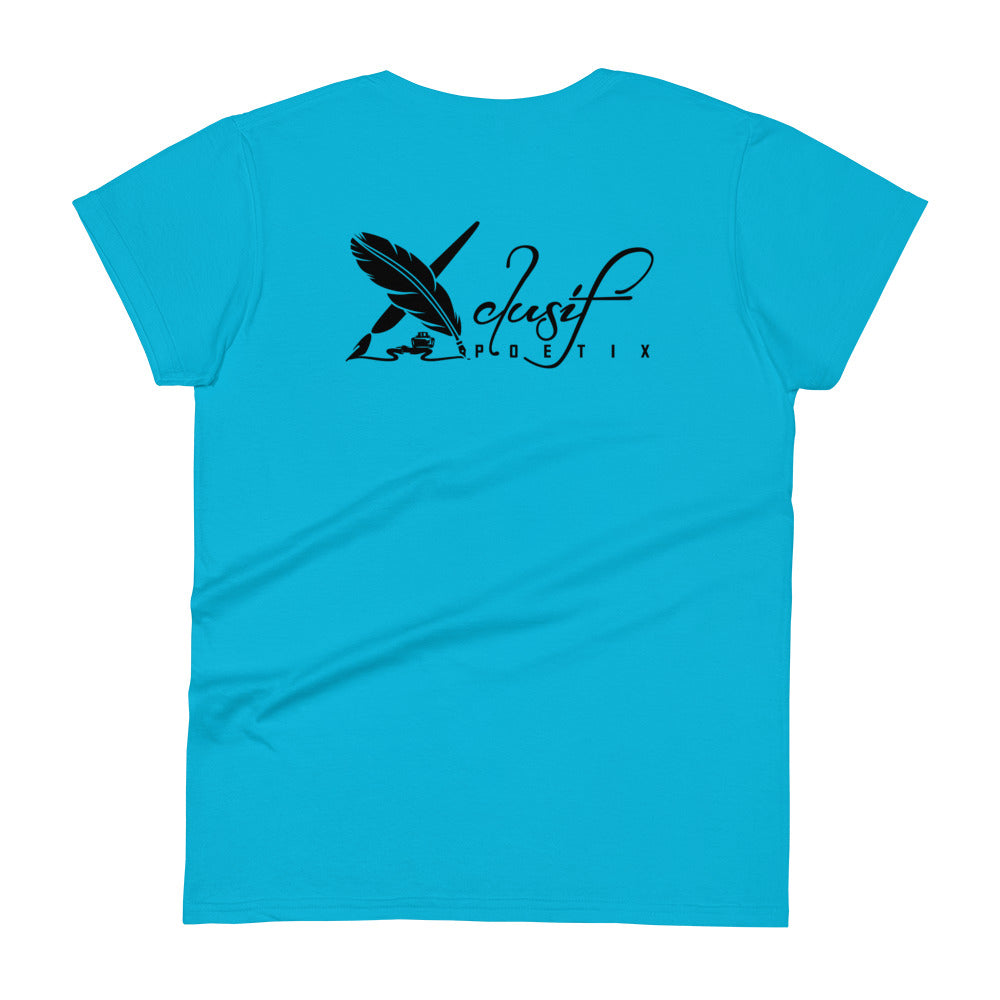 "LOVE ALWAYS WINS" BY XCLUSIF POETIX Women's short sleeve t-shirt