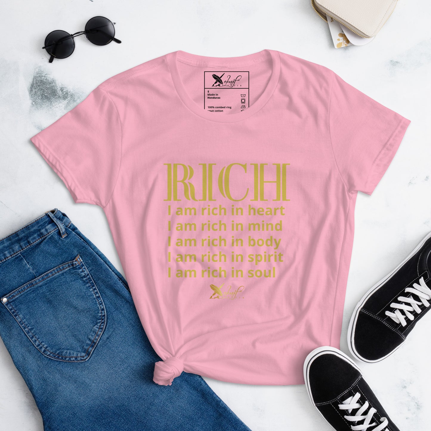 RICH BY XCLUSIF POETIX Women's short sleeve t-shirt