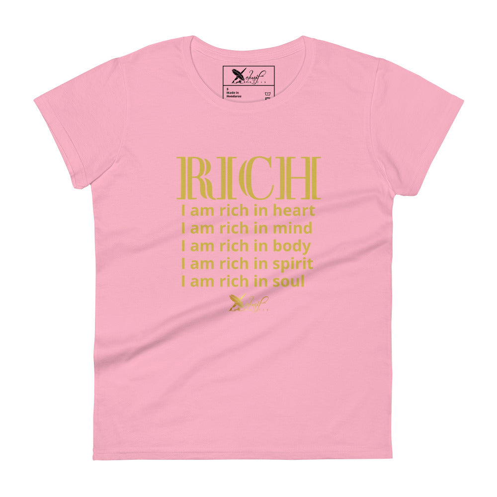 RICH BY XCLUSIF POETIX Women's short sleeve t-shirt