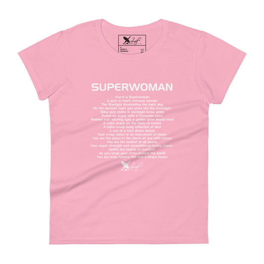 SUPERWOMAN BY XCLUSIF POETIX Women's short sleeve t-shirt