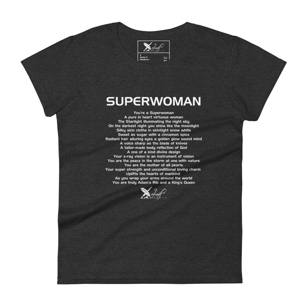 SUPERWOMAN BY XCLUSIF POETIX Women's short sleeve t-shirt