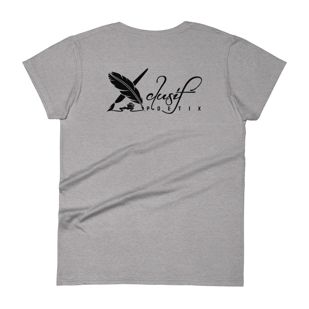 "LOVE ALWAYS WINS" BY XCLUSIF POETIX Women's short sleeve t-shirt