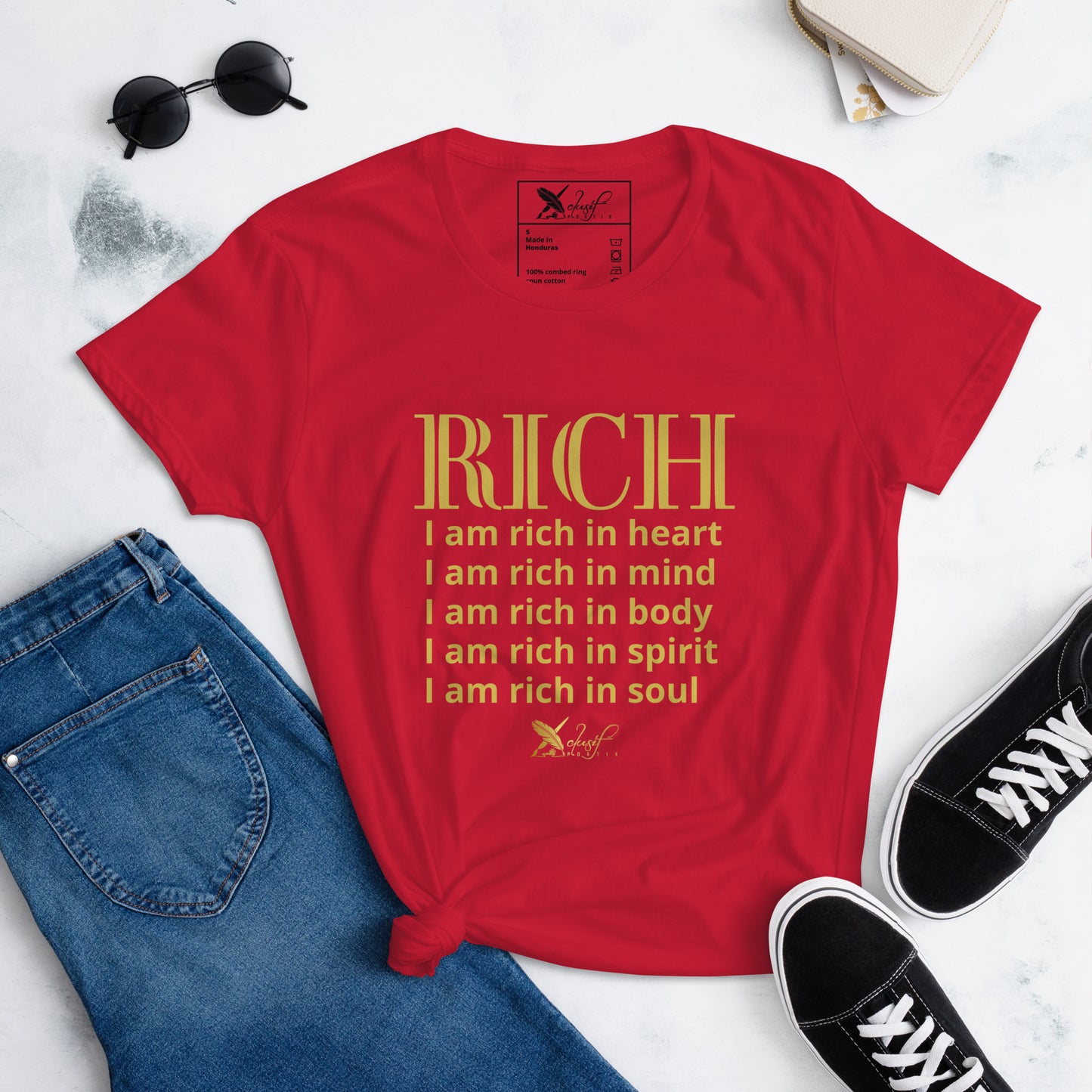 RICH BY XCLUSIF POETIX Women's short sleeve t-shirt