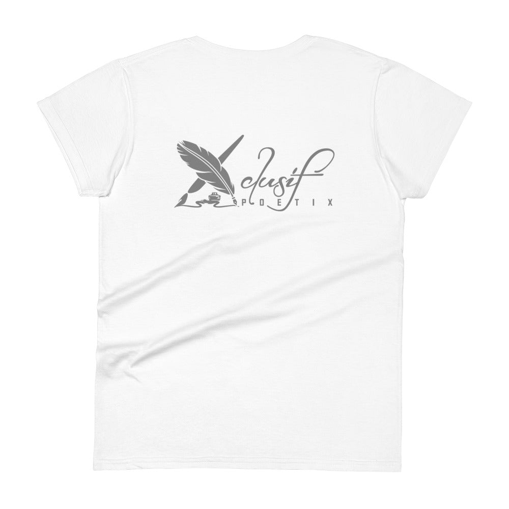 "SHINE BRIGHT LIKE A DIAMOND" BY XCLUSIF POETIX Women's short sleeve t-shirt