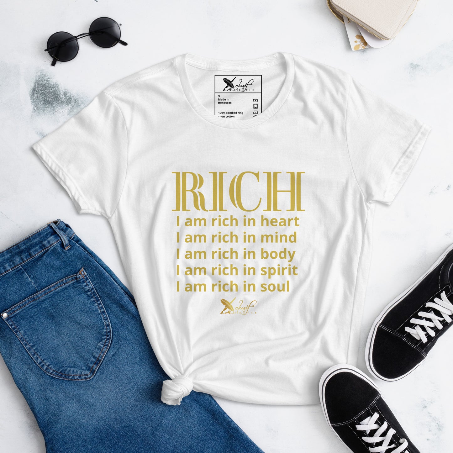 RICH BY XCLUSIF POETIX Women's short sleeve t-shirt