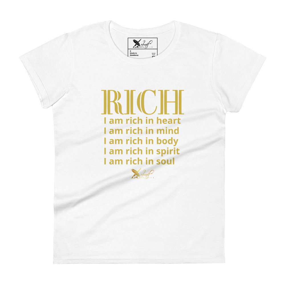 RICH BY XCLUSIF POETIX Women's short sleeve t-shirt