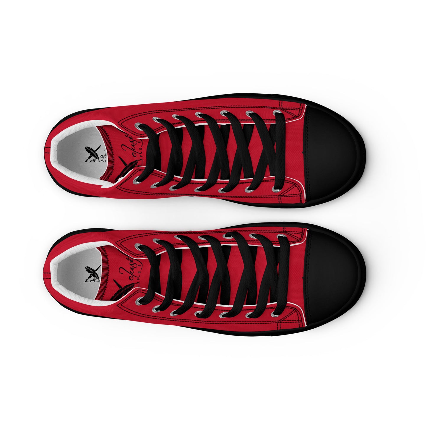 XCLUSIF POETIX RED & BLACK Women’s high top shoes