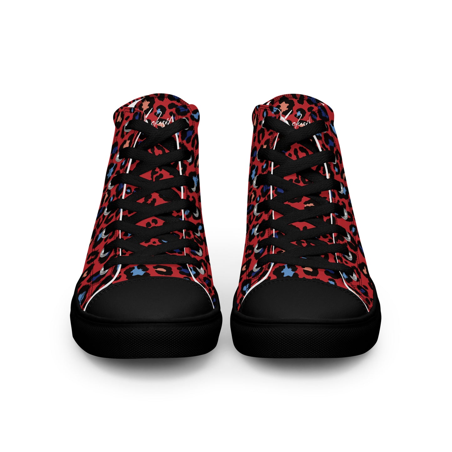 XCLUSIF POETIX RED LEOPARD Women’s high top shoes