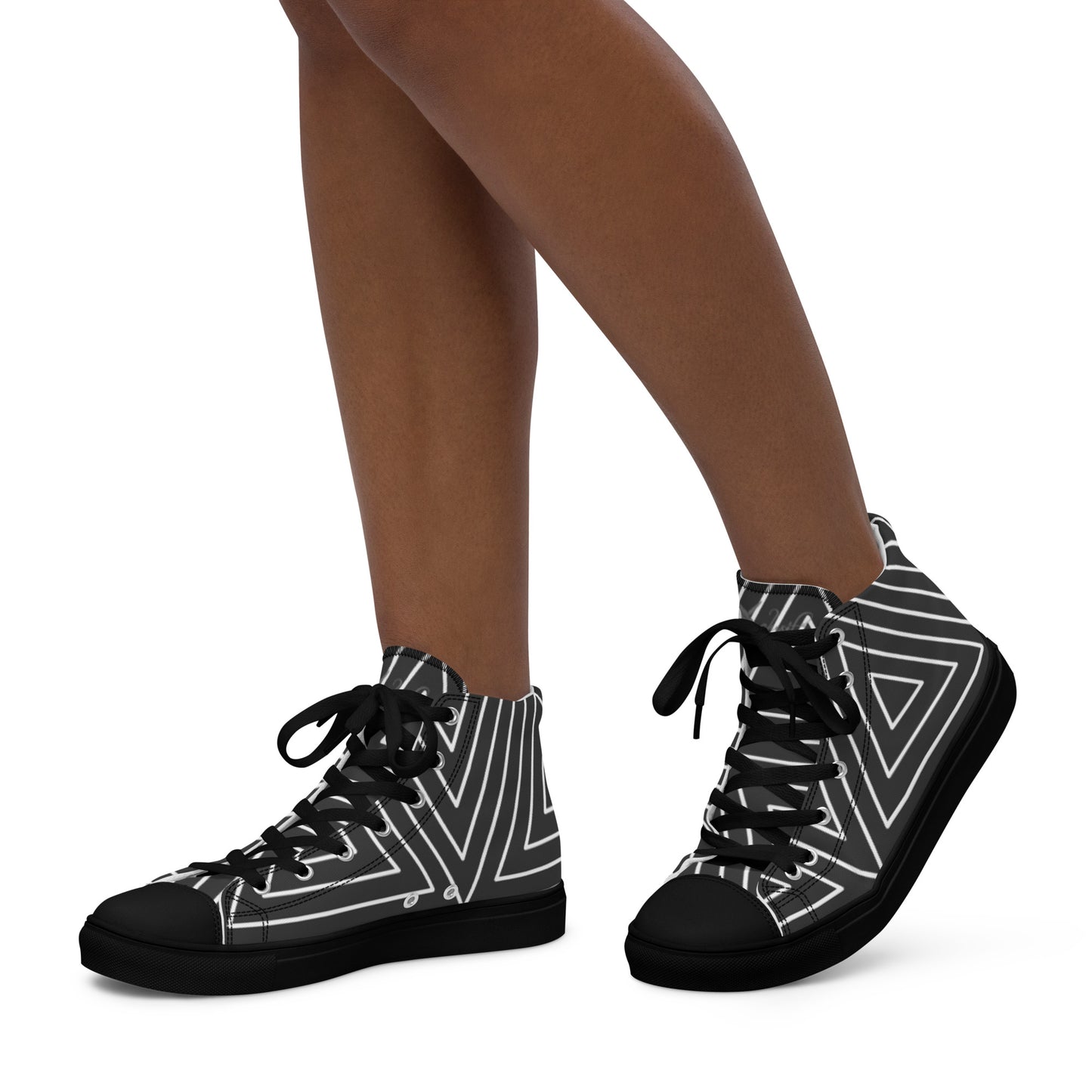 XCLUSIF POETIX BLACK TRIANGLE Women’s high top shoes