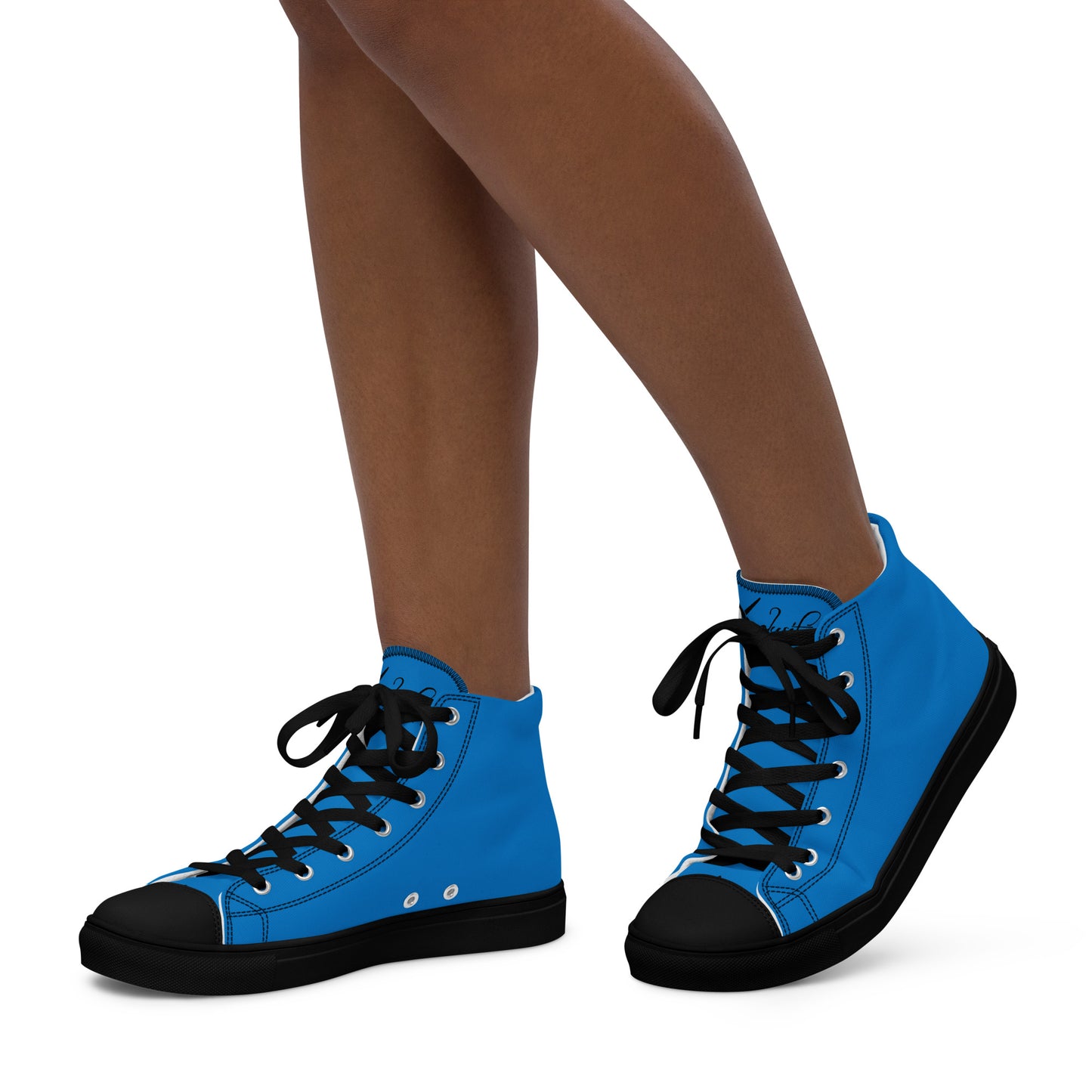 XCLUSIF POETIX BLUE & BLACK Women’s high top shoes