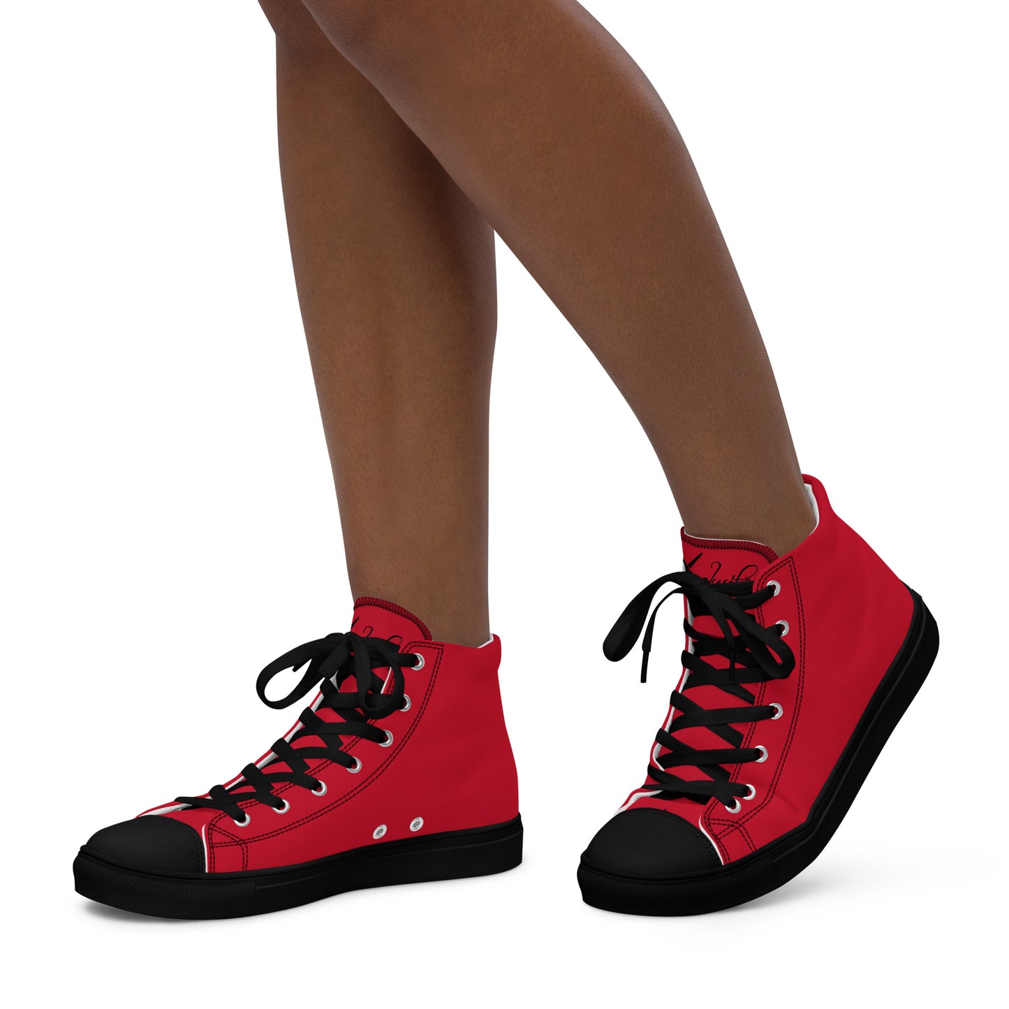 XCLUSIF POETIX RED & BLACK Women’s high top shoes