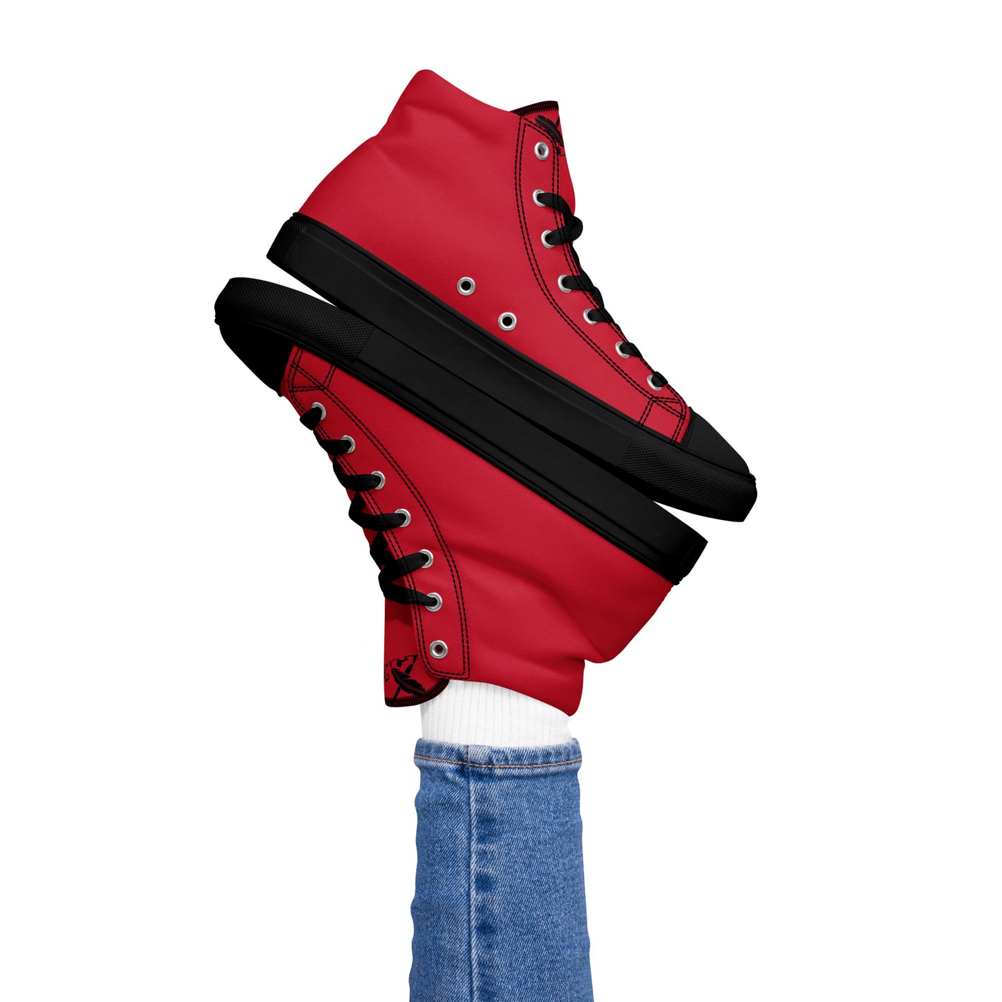 XCLUSIF POETIX RED & BLACK Women’s high top shoes