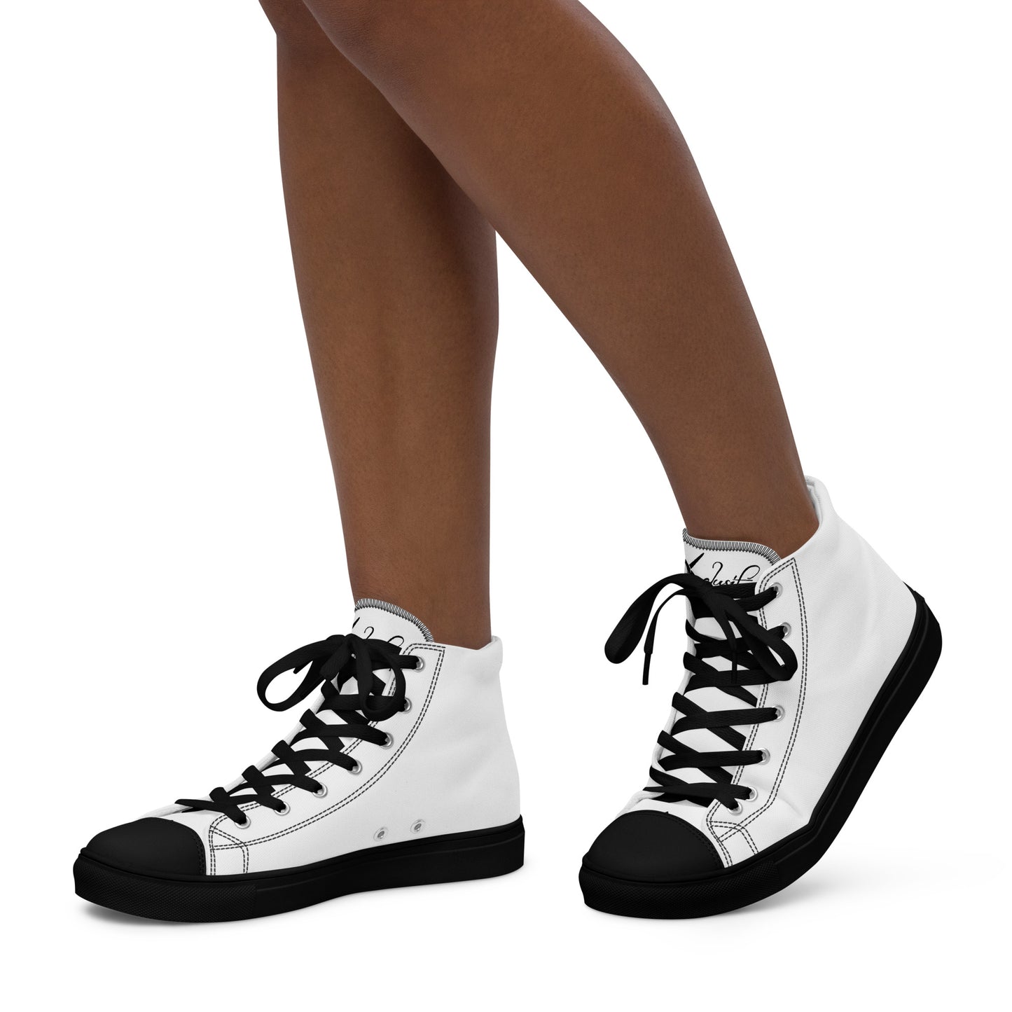 XCLUSIF POETIX WHITE & BLACK Women’s high top shoes