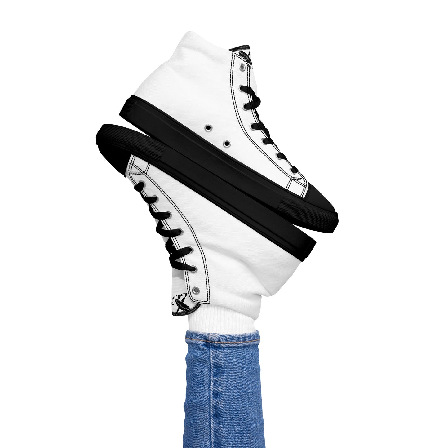 XCLUSIF POETIX WHITE & BLACK Women’s high top shoes