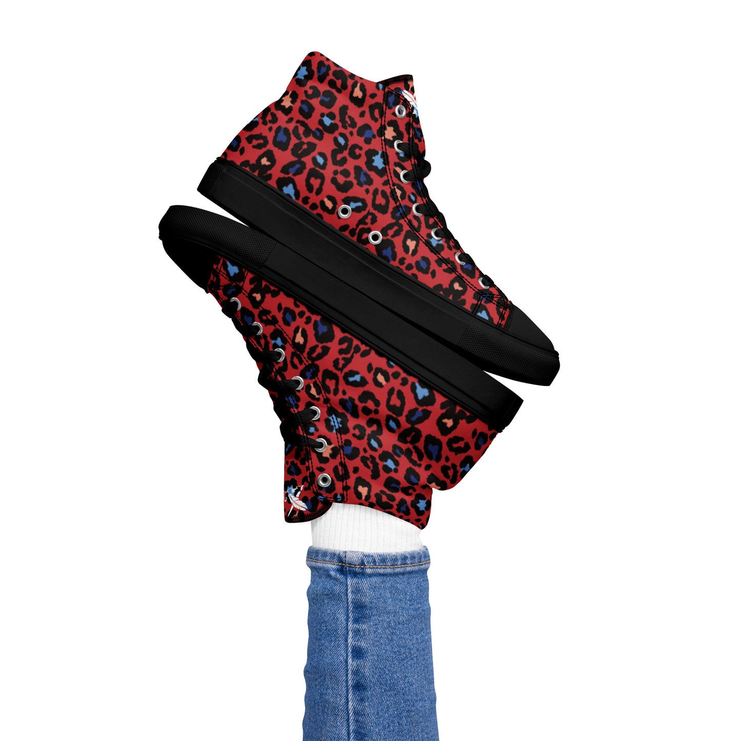 XCLUSIF POETIX RED LEOPARD Women’s high top shoes