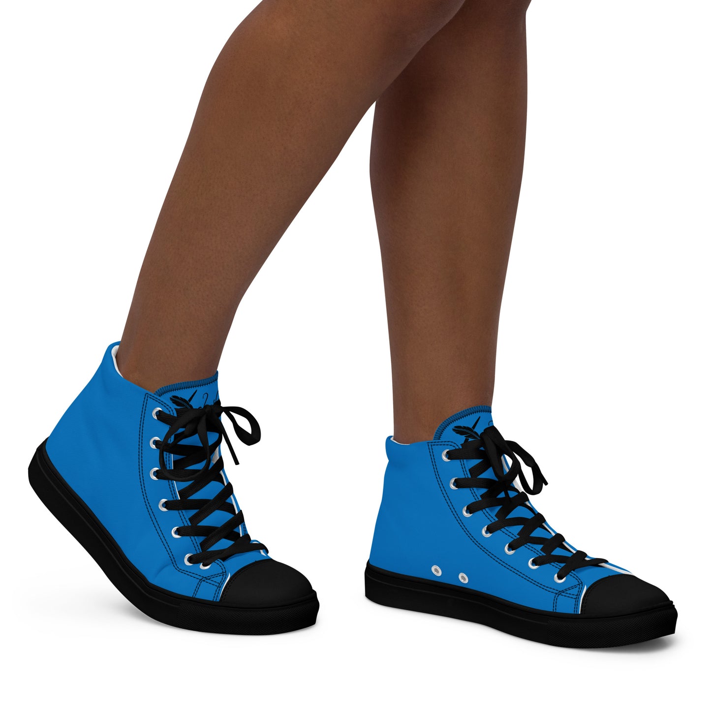 XCLUSIF POETIX BLUE & BLACK Women’s high top shoes