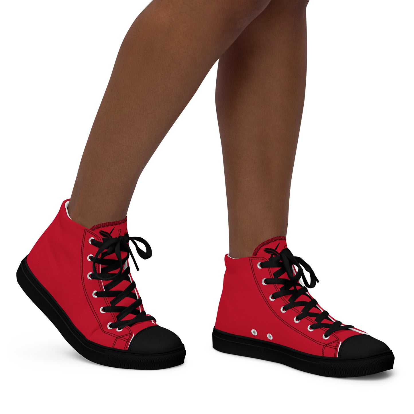 XCLUSIF POETIX RED & BLACK Women’s high top shoes