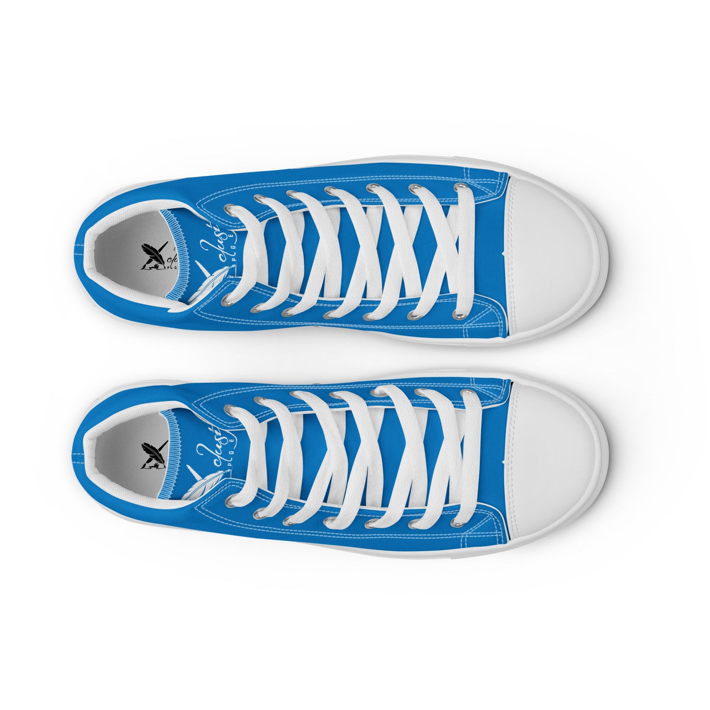 XCLUSIF POETIX BLUE & WHITE Women’s high top shoes