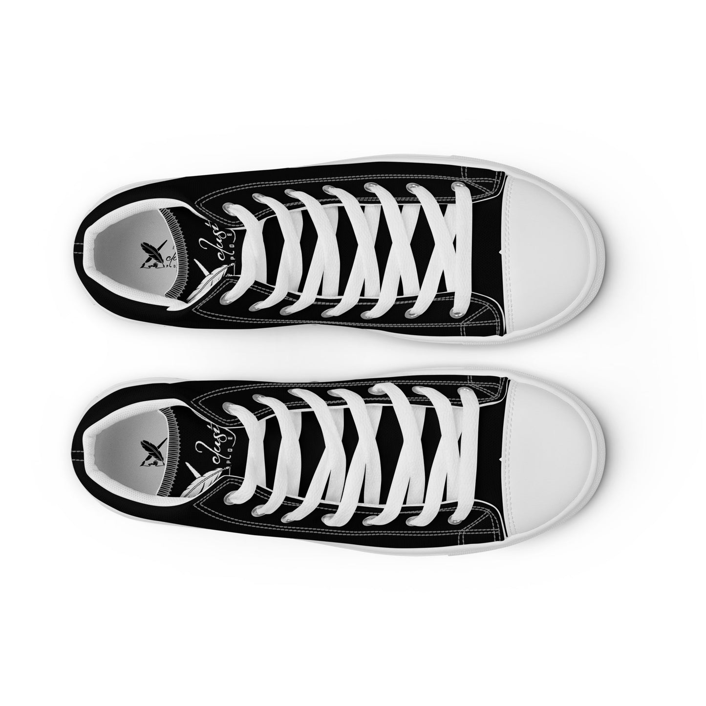 XCLUSIF POETIX BLACK & WHITE Women’s high top shoes