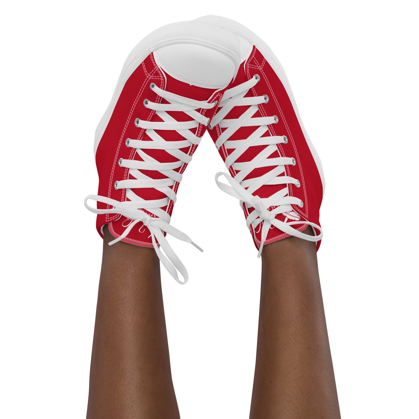 XCLUSIF POETIX RED & WHITE Women’s high top shoes