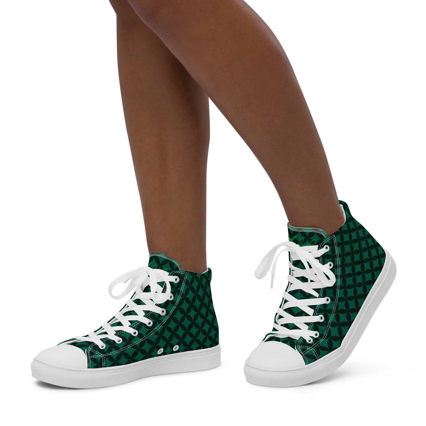 XCLUSIF POETIX LUXURY GREEN Women’s high top shoes