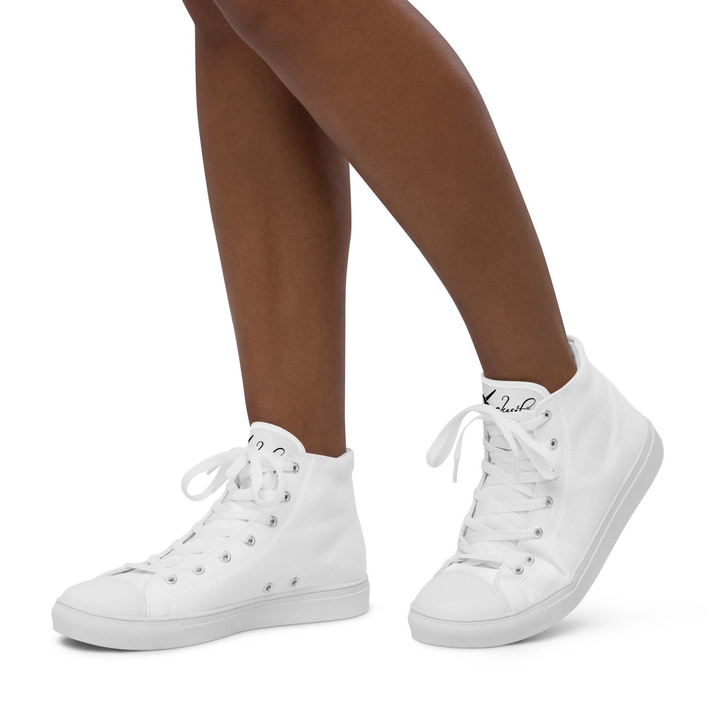 XCLUSIF POETIX WHITE & BLACK Women’s high top shoes