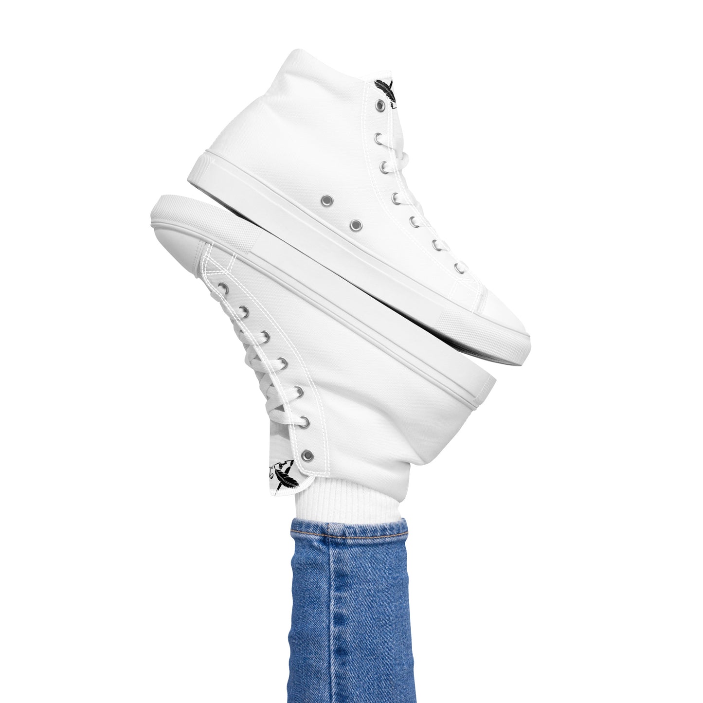 XCLUSIF POETIX WHITE & BLACK Women’s high top shoes