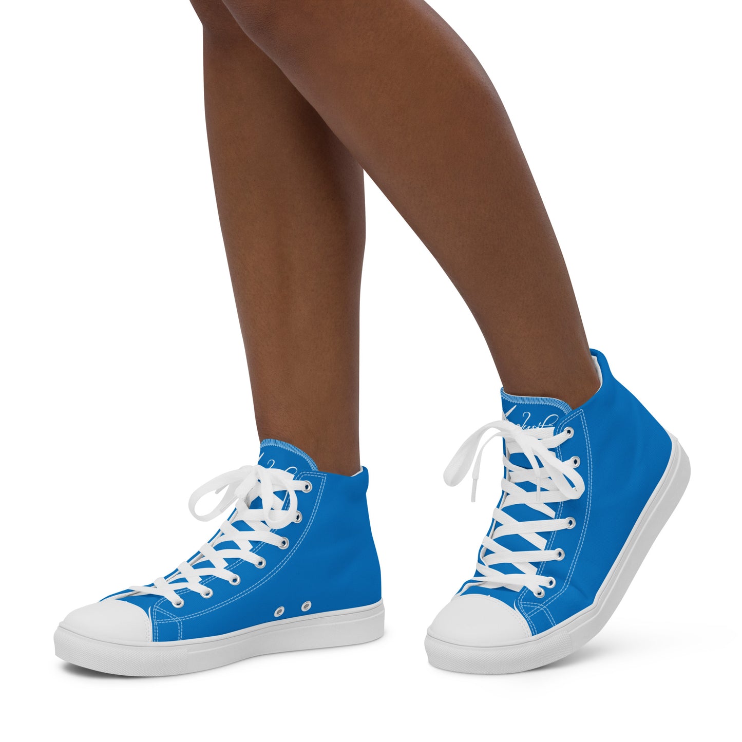 XCLUSIF POETIX BLUE & WHITE Women’s high top shoes