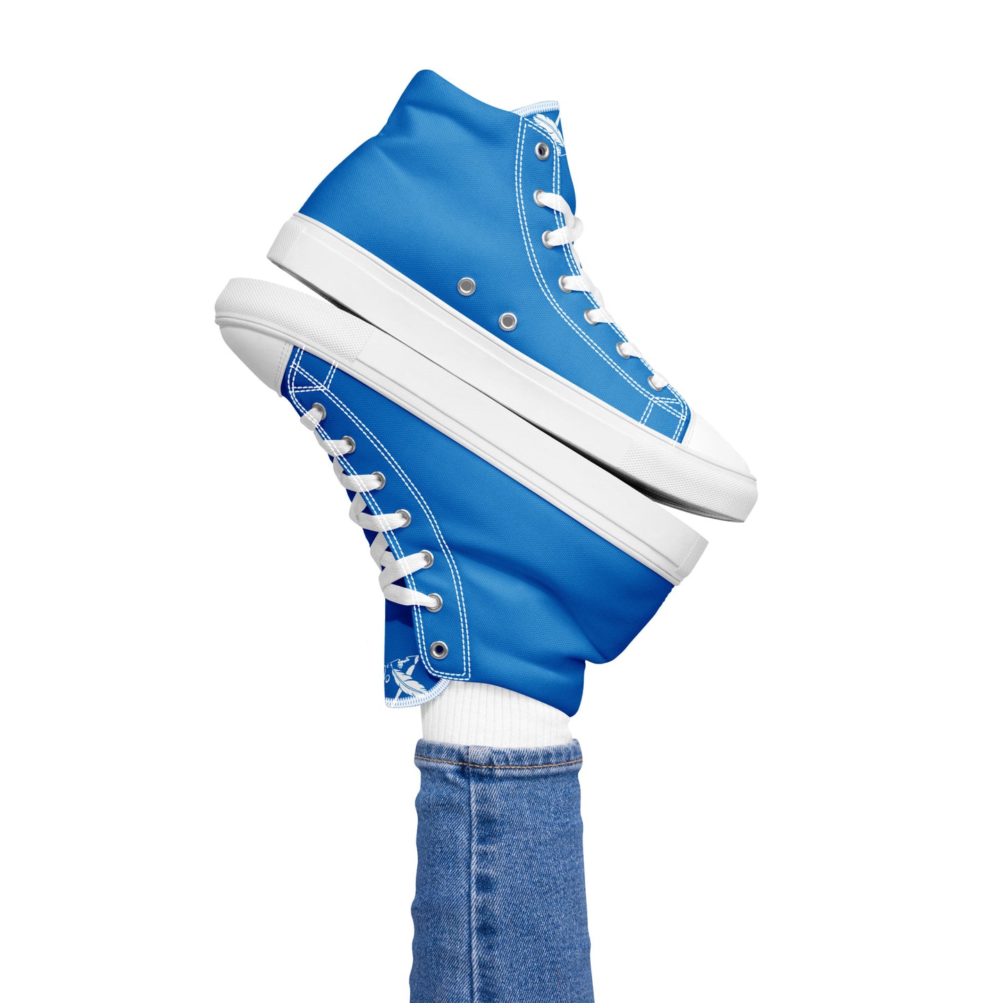 XCLUSIF POETIX BLUE & WHITE Women’s high top shoes