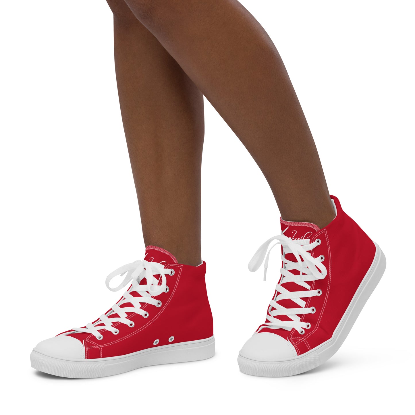 XCLUSIF POETIX RED & WHITE Women’s high top shoes