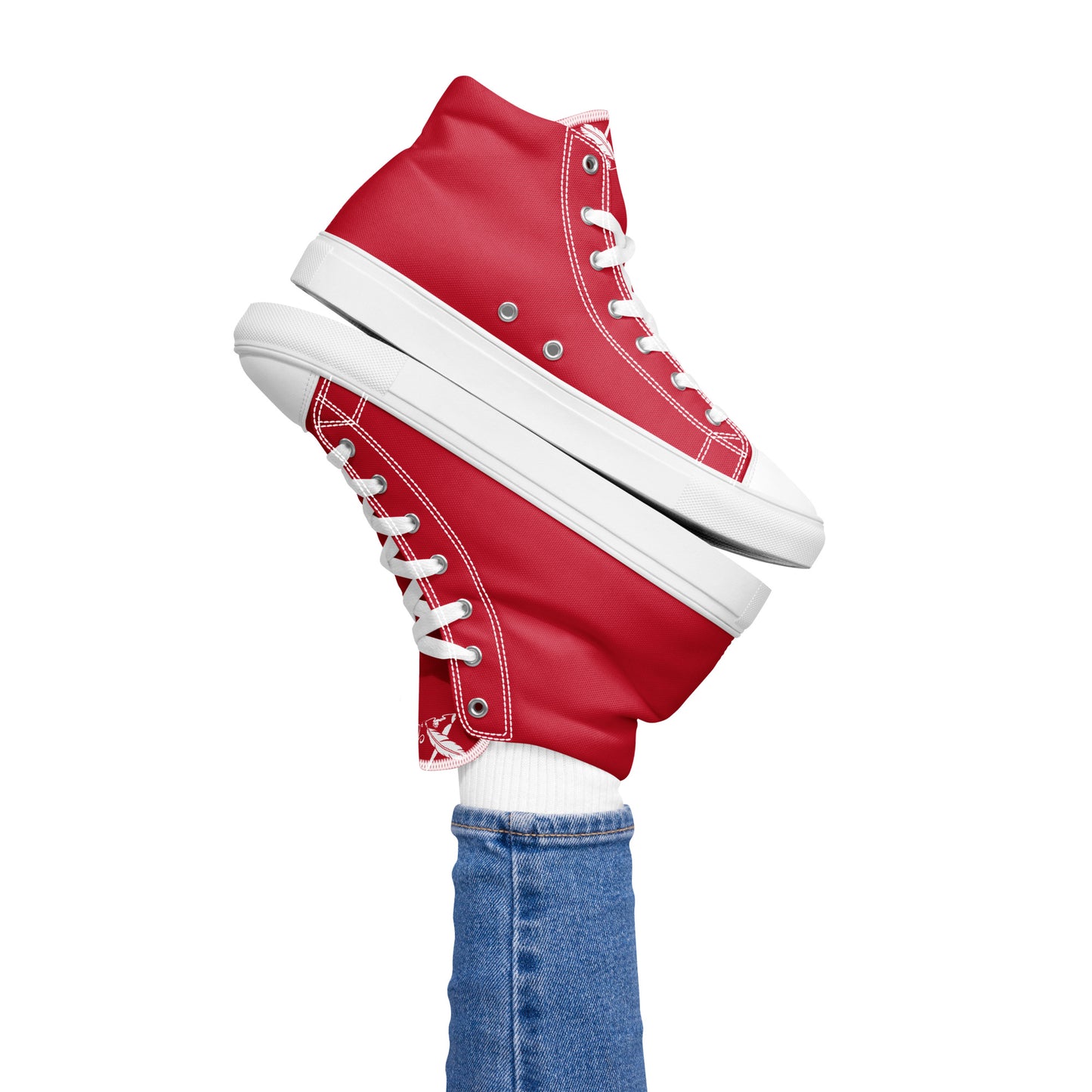 XCLUSIF POETIX RED & WHITE Women’s high top shoes