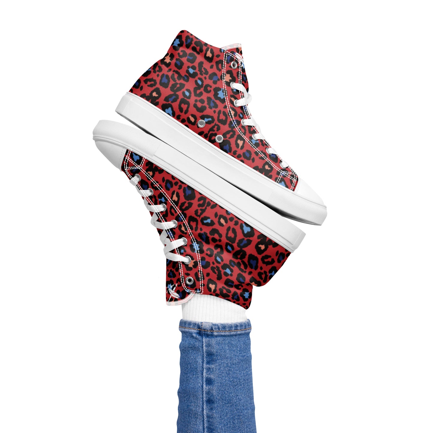 XCLUSIF POETIX RED LEOPARD Women’s high top shoes