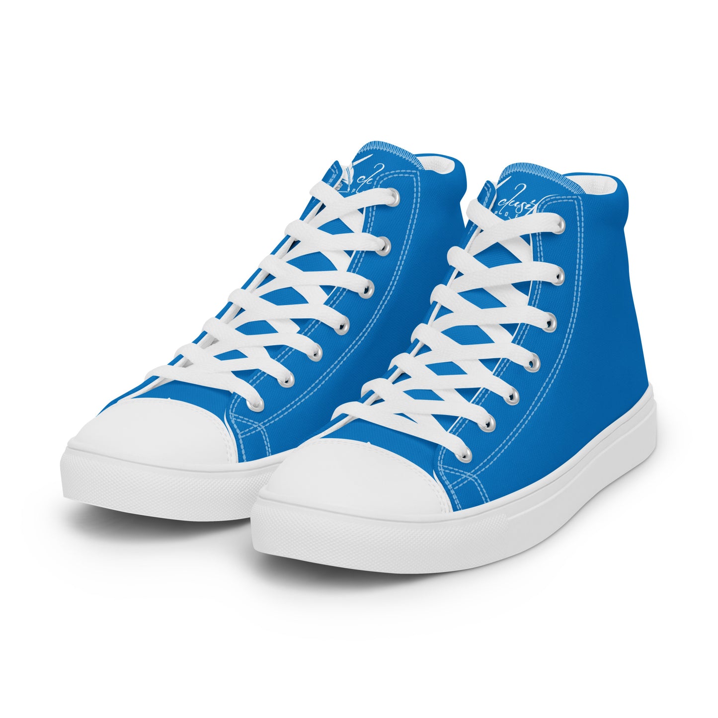 XCLUSIF POETIX BLUE & WHITE Women’s high top shoes