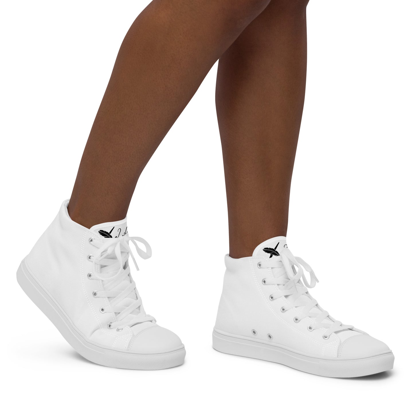 XCLUSIF POETIX WHITE & BLACK Women’s high top shoes