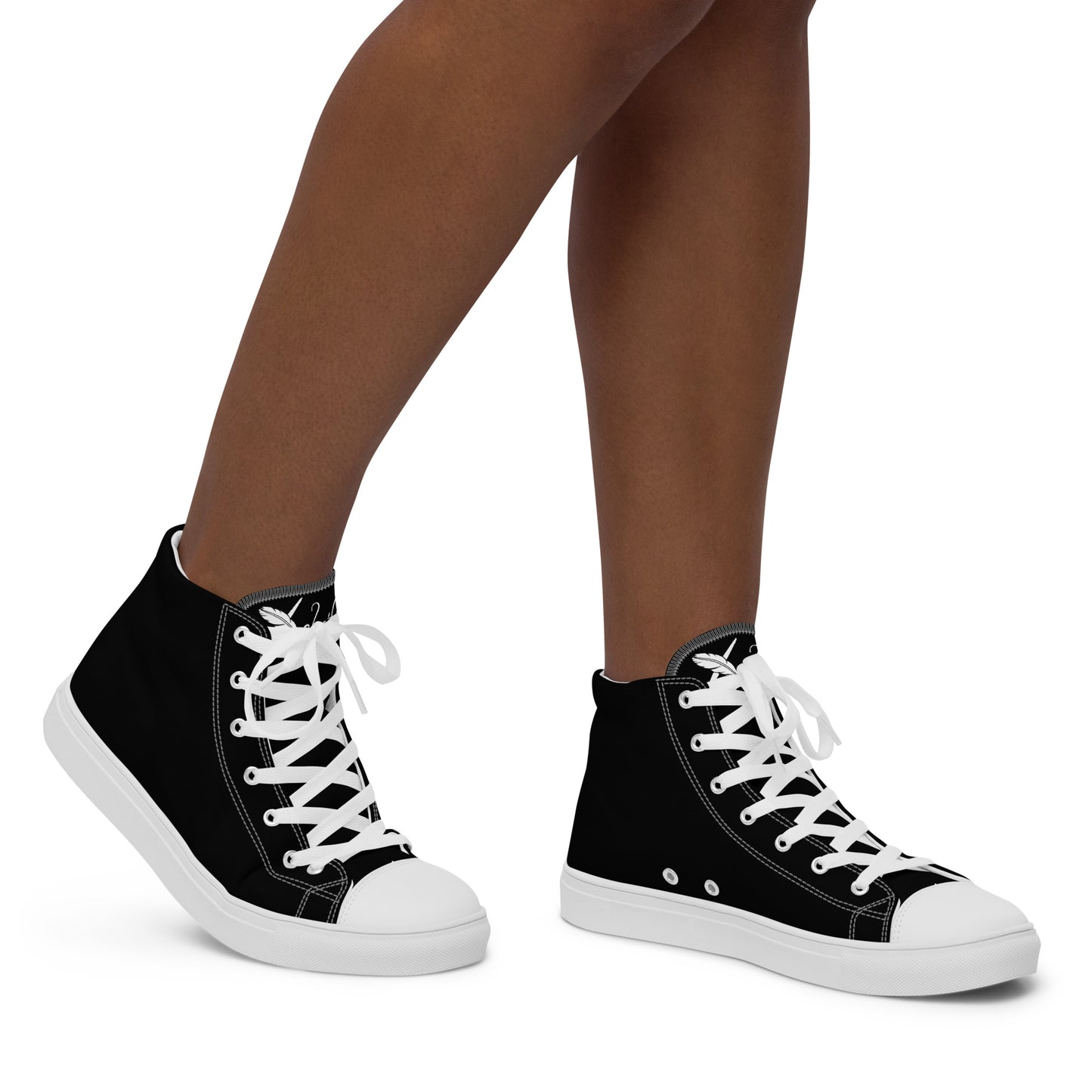 XCLUSIF POETIX BLACK & WHITE Women’s high top shoes