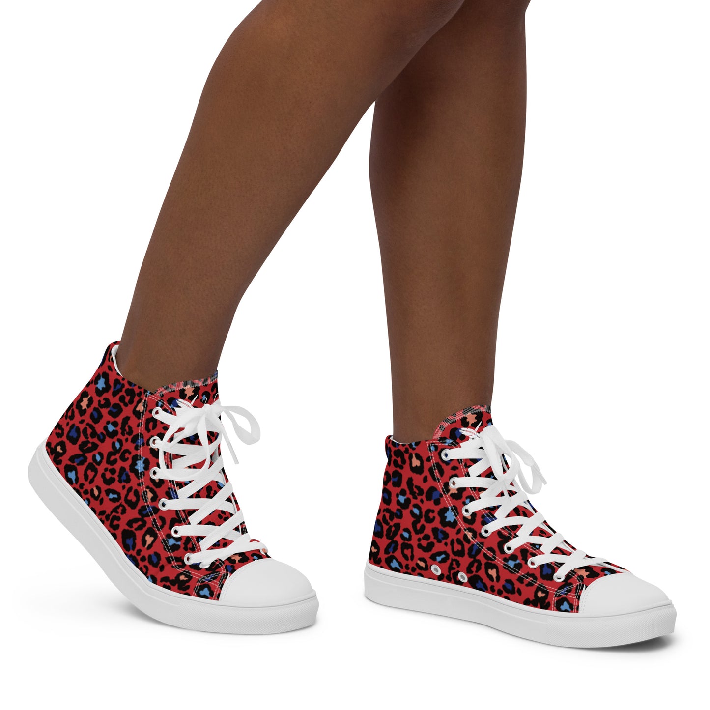 XCLUSIF POETIX RED LEOPARD Women’s high top shoes