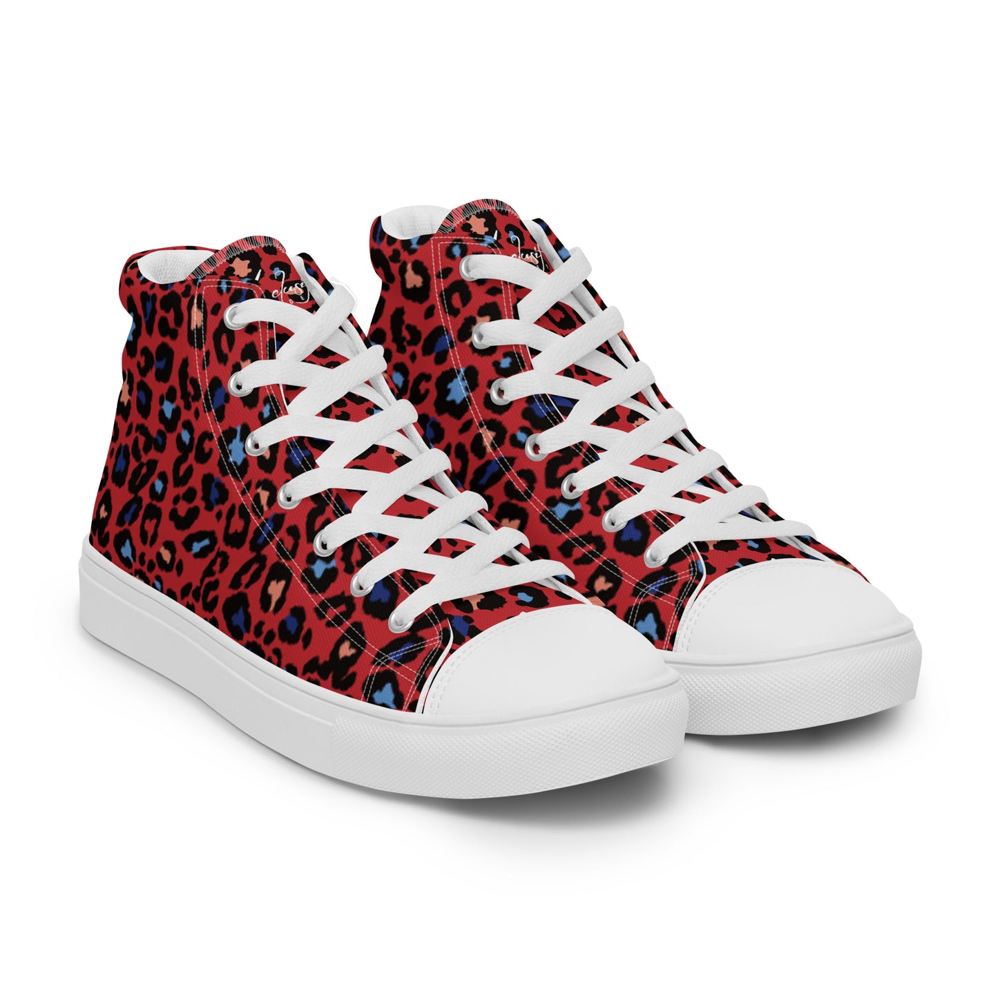 XCLUSIF POETIX RED LEOPARD Women’s high top shoes