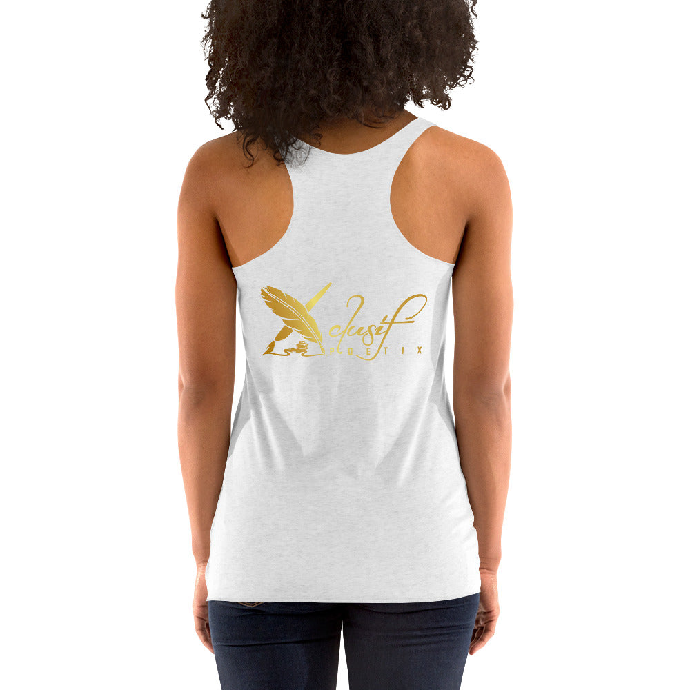 RICH BY XCLUSIF POETIX Women's Racerback Tank