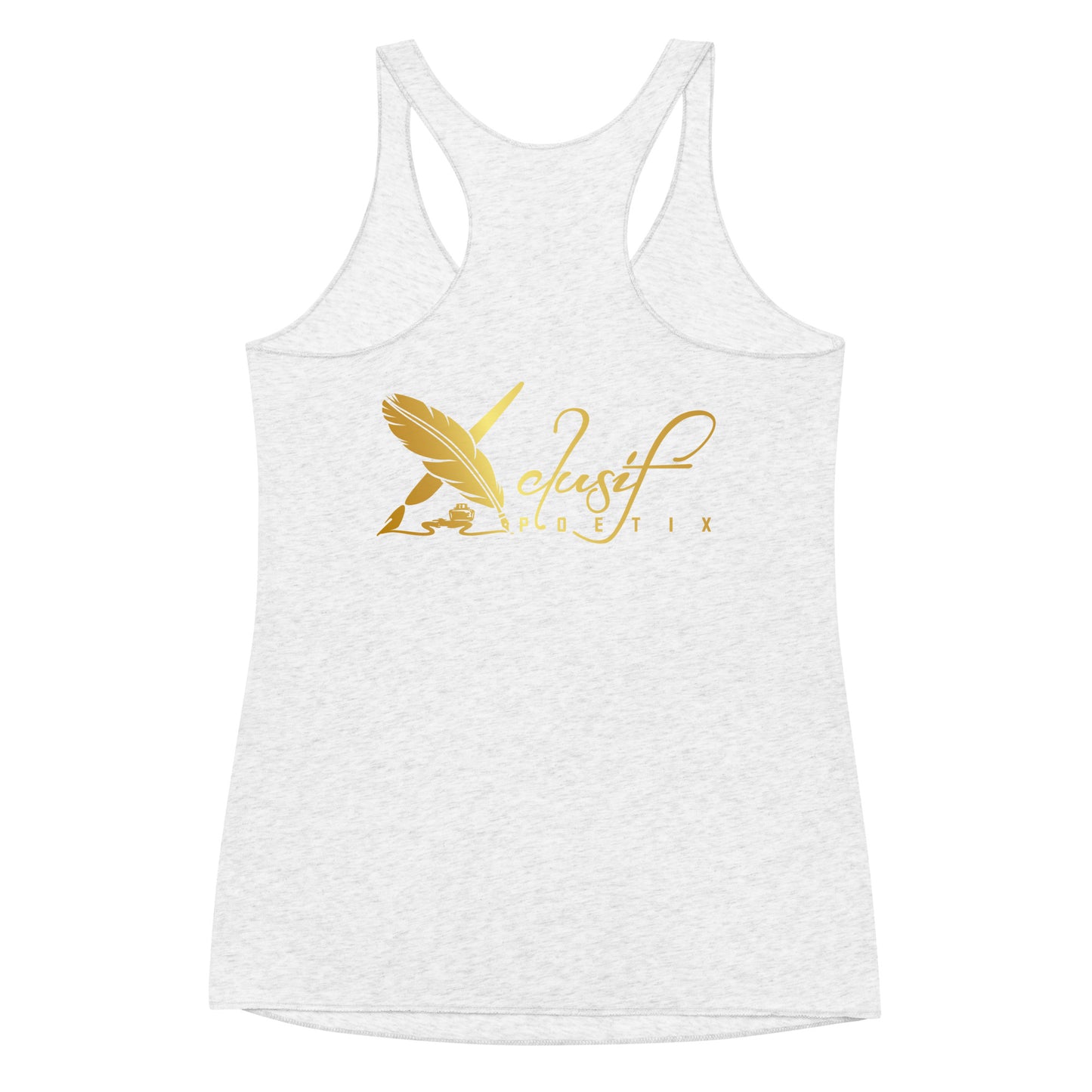 RICH BY XCLUSIF POETIX Women's Racerback Tank