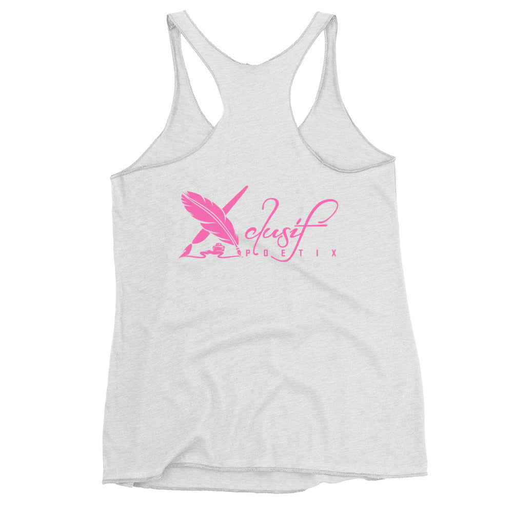 SUPERWOMAN BY XCLUSIF POETIX Women's Racerback Tank