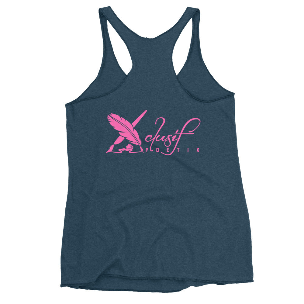 SUPERWOMAN BY XCLUSIF POETIX Women's Racerback Tank