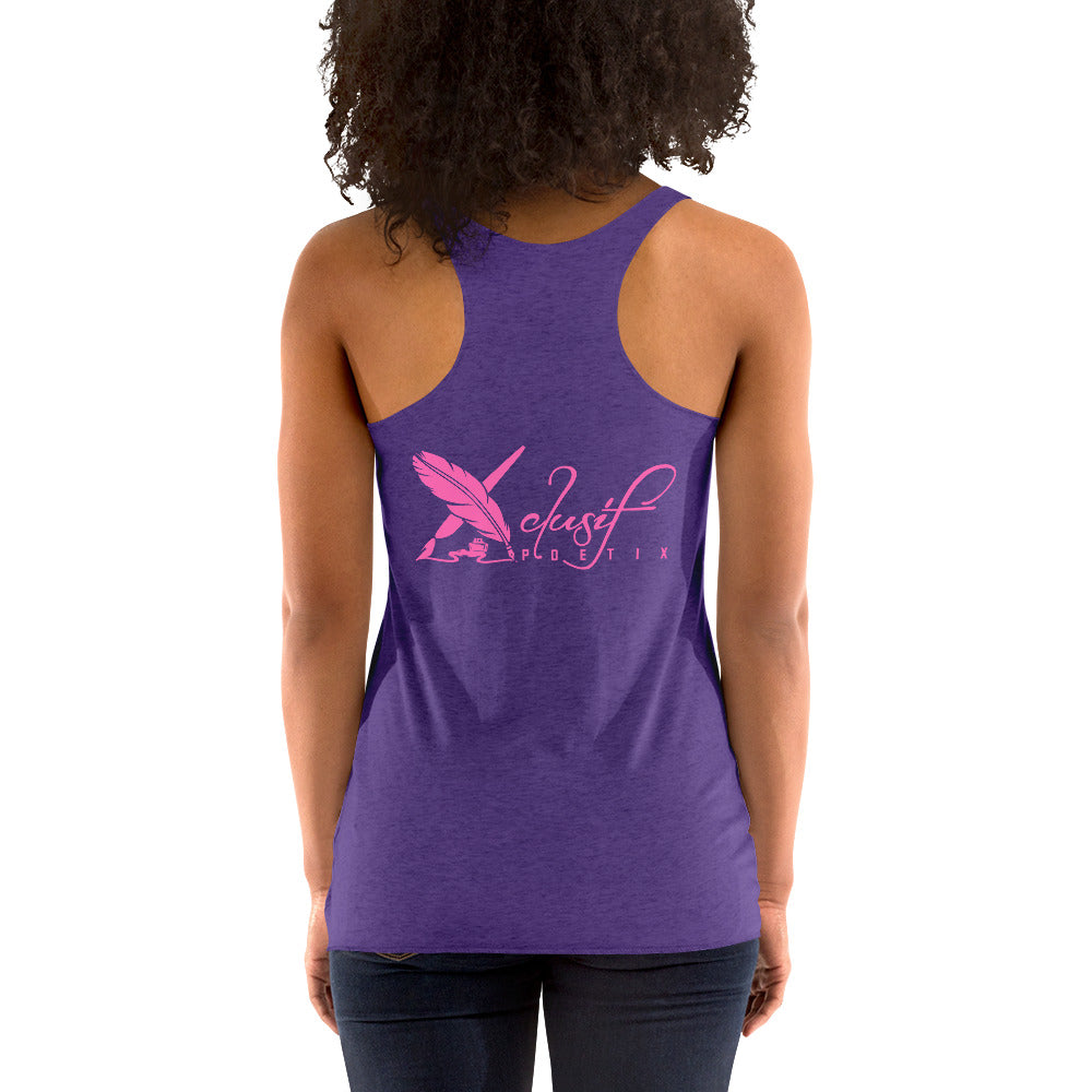 SUPERWOMAN BY XCLUSIF POETIX Women's Racerback Tank