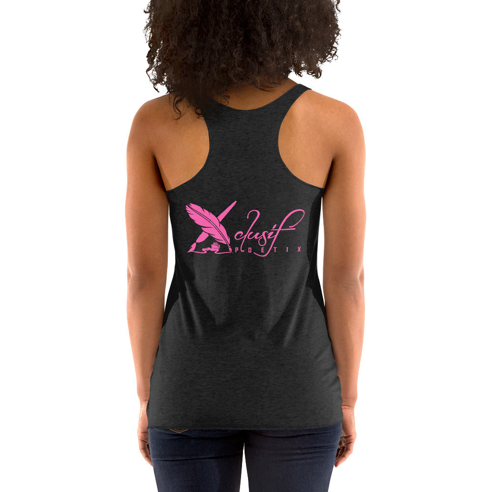 SUPERWOMAN BY XCLUSIF POETIX Women's Racerback Tank